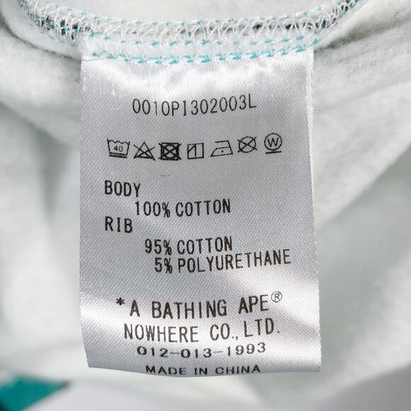 BAPE A Bathing Ape Marble Camo‎ Hoodie Shirred Waist Pullover Sz M Women’s - Picture 15 of 16